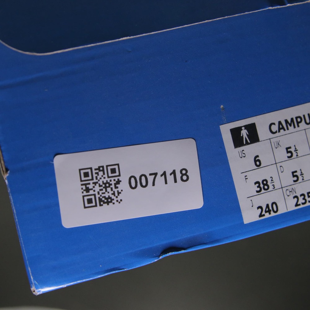 adidas Campus 80s Low Size 6youth=7.5womens Light Purple White Running Sneakers - Picture 8 of 10